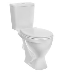 Изображение товара Унитаз-компакт Sanita Формат с косым выпуском с сиденьем пластик белый (WC.CC/Format/1-P/WHT.G/S1)