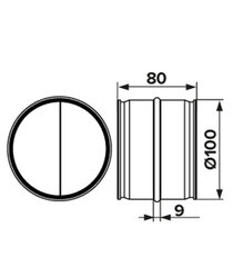 Клапан обратный Era стальной d100 мм - фото 4