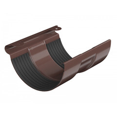 Соединение желоба Технониколь d125/90 мм коричневое