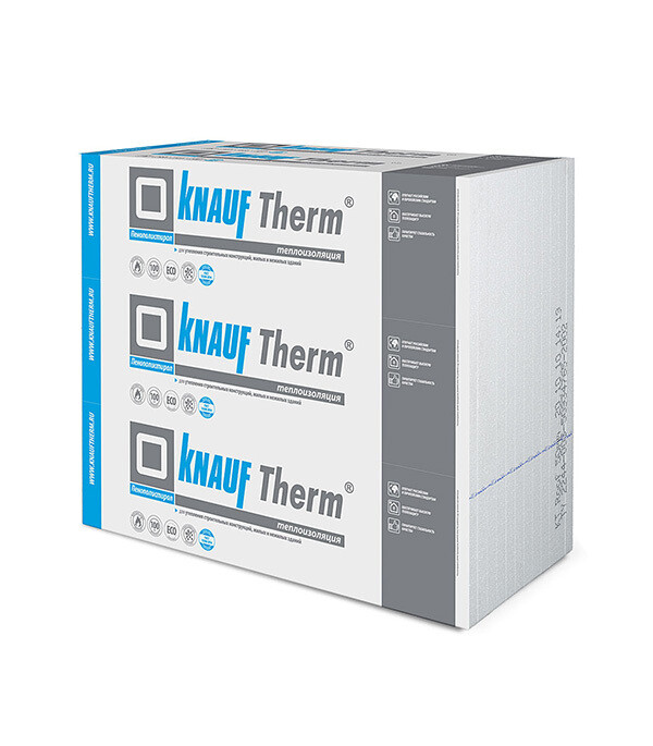 Изображение товара Пенополистирол Knauf Therm Дача 100х1000х1000 мм