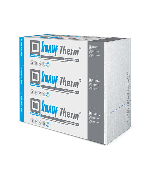 Изображение товара Пенополистирол Knauf Therm Стена Pro 50х1000х1000 мм