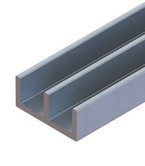 Изображение товара Профиль алюминиевый Ш-образный 1,2х15,6х6,8х2000 мм