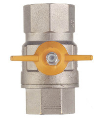 Кран шаровой газовый Tiemme 1 ВР(г) х 1 ВР(г) бабочка - фото 4