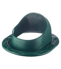 Проходной элемент Поливент для готовой кровли из гибкой черепицы зеленый RAL 6020 - фото 1