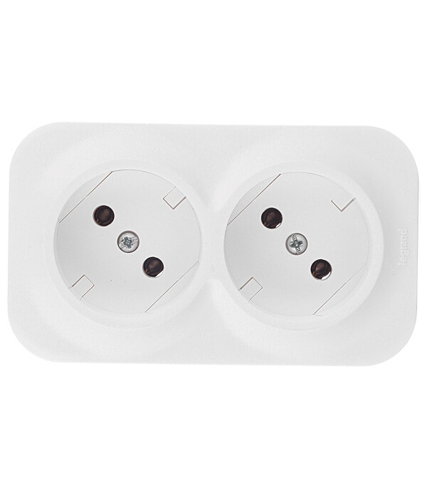 Изображение товара Розетка Legrand Quteo накладная белая (782231)