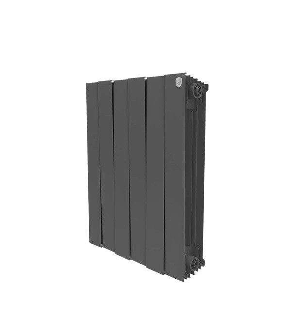 Изображение товара Биметаллический радиатор Royal Thermo Piano Forte 6 секций 500 мм черный