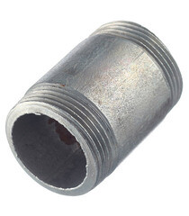 Изображение товара Бочонок 1 1/4 НР(ш) х 1 1/4 НР(ш) стальной оцинкованный