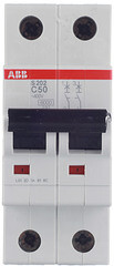 Автоматический выключатель модульный ABB S202 2P 50А тип C 6 кА 400 В (2CDS252001R0504) - фото 8