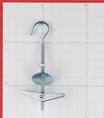 Дюбель складной пружинный L-образный крюк M5 100x16 мм (1 шт.) - фото 2