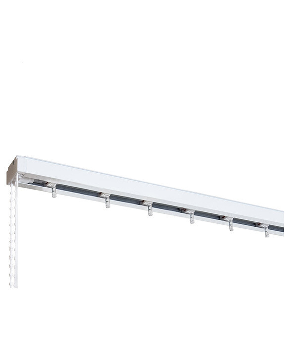 Изображение товара Карниз для вертикальных жалюзи 240 см алюминий белый Уют