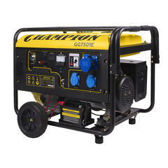 Генератор бензиновый Champion GG7501E 6 кВт с электростартером - фото 2