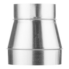 Переход с круглых воздуховодов d125 мм на круглые d160 мм оцинкованный - фото 2