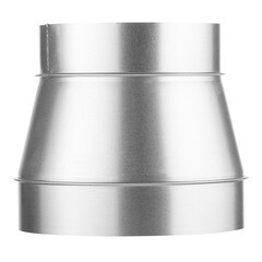 Переход с круглых воздуховодов d160 мм на круглые d200 мм оцинкованный - фото 2