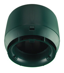 Колпак Поливент для изолированного выхода d160 мм зеленый RAL 6020 - фото 3