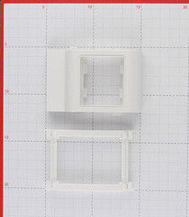 Рамка для кабель-канала 100х40/60/80 мм DKC Viva белая 2 модуля (10053) - фото 3