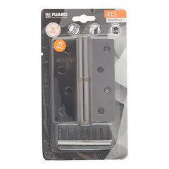 Петля Fuaro карточная правая разъемная 100х75 мм бронза - фото 4