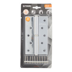 Петля Fuaro карточная левая разъемная 125х75 мм хром - фото 4
