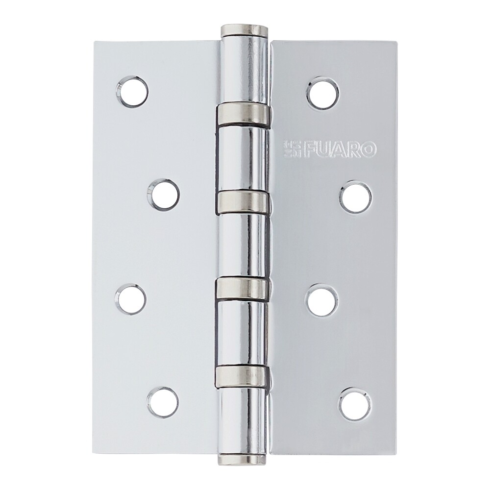 Изображение товара Петля Fuaro карточная универсальная неразъемная 100х75 мм хром Изображение товара Петля Fuaro карточная универсальная неразъемная 100х75 мм хром