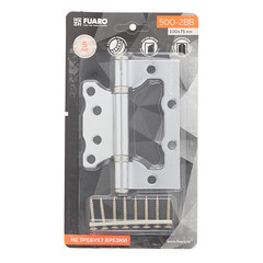 Петля Fuaro бабочка универсальная неразъемная 100х75 мм хром - фото 3