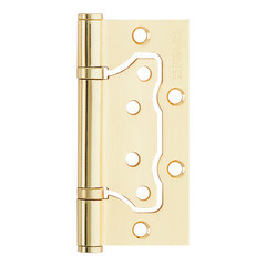 Петля Fuaro бабочка универсальная неразъемная 100х75 мм матовое золото