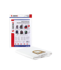 Изображение товара Мешок для пылесоса Ozone (MXT-308/5) 25 л синтетическая ткань (5 шт.)