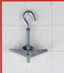 Дюбель складной пружинный L-образный крюк M8 108x25 мм (1 шт.) - фото 2