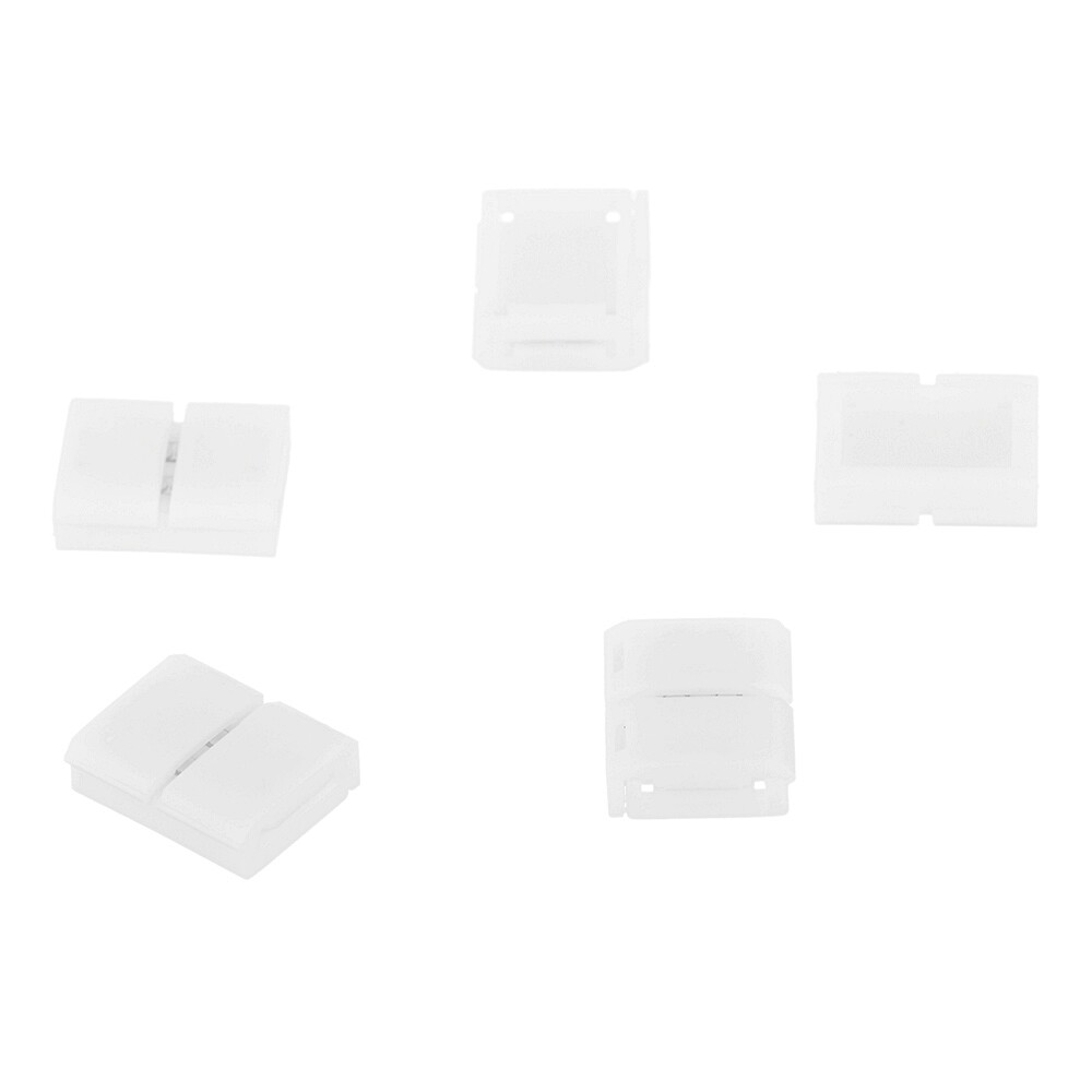 Изображение товара Коннектор для светодиодной ленты SMD 3528 Navigator (71483) 12 В NLSC-8mm-PC-PC (5 шт.)