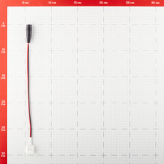 Коннектор для светодиодной ленты SMD 5050 Navigator (71484) 12 В NLSC-10mm-JACKF5.5-W-PC (5 шт.) - фото 3