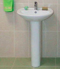 Раковина Sanita Аттика 55 см подвесная белая (ATC55SAWB01) - фото 2