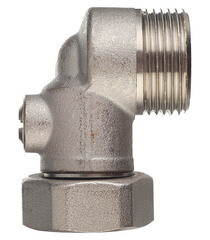 Узел нижнего подключения угловой 3/4 EK х 3/4 EK для радиатора (3390002) - фото 2