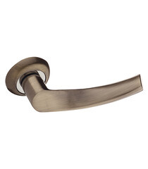 Ручка дверная Palladium City A Swim AB круглая розетка античная бронза - фото 1