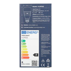 Лампа умная светодиодная Yeelight E27 8 Вт 900 Лм 180-260 В цилиндр матовая (1 шт.) - фото 2