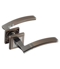 Ручка дверная Palladium City A Tesoro SN/CP квадратная розетка матовый никель/хром - фото 2