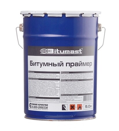 Мастика битумная гидроизоляционная Bitumast 18 кг/21,5 л — купить в ...