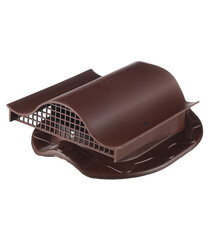 Аэратор Поливент КТВ-вентиль для готовой кровли из металлочерепицы коричневый RAL 8017 - фото 1