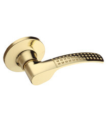 Ручка-защелка Palladium 3903 PB PS без ключа и фиксатора латунь - фото 2