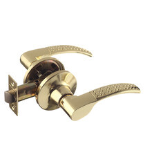 Ручка-защелка Palladium 3903 PB PS без ключа и фиксатора латунь - фото 1