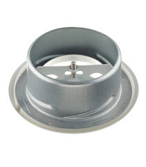 Анемостат вытяжной Era Pro регулируемый стальной с полимерным покрытием d100 мм белый - фото 2