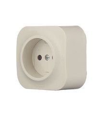 Розетка Legrand Quteo накладная слоновая кость (782240) - фото 5