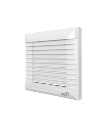 Изображение товара Вентилятор осевой Era Euro с автоматическими жалюзи 187,6х187,6 мм d125 мм белый