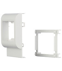 Рамка для кабель-канала 100х40/60/80 мм DKC Viva белая 2 модуля (10053) - фото 2