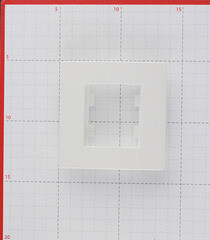 Рамка для кабель-канала DKC Viva белая с суппортом 2 модуля (10242) - фото 2