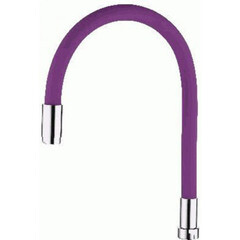Излив для смесителя Ledeme гибкий фиолетовый 400 мм (7503-8)