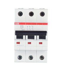 Автоматический выключатель модульный ABB S203 3P 32А тип C 6 кА 400 В (2CDS253001R0324) - фото 1