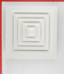 Диффузор потолочный квадратный Era Pro ДП4 450х450 мм - фото 2