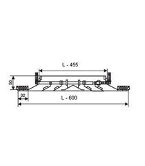 Диффузор потолочный квадратный Era Pro ДП4 600х600 мм - фото 4