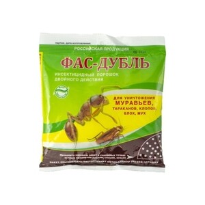 Средство от насекомых Фас Дубль 125г — купить в Санкт-Петербурге: цена ...