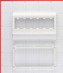 Рамка для кабель-канала 100х40/60/80 мм DKC Viva белая 6 модулей (10353) - фото 3