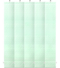 Изображение товара Ламели для вертикальных жалюзи 180 см Аврора салатовые (5 шт.)