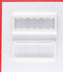 Рамка для кабель-канала 80х40/60 мм DKC Viva белая 6 модулей (10343/10343DIY) - фото 3